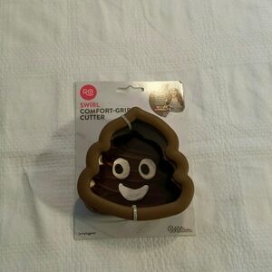 Wilton Cookie Cutter Swirl Comfort "poop" Cookie Cutter New